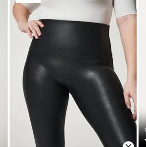 SPANX Faux Leather Leggings